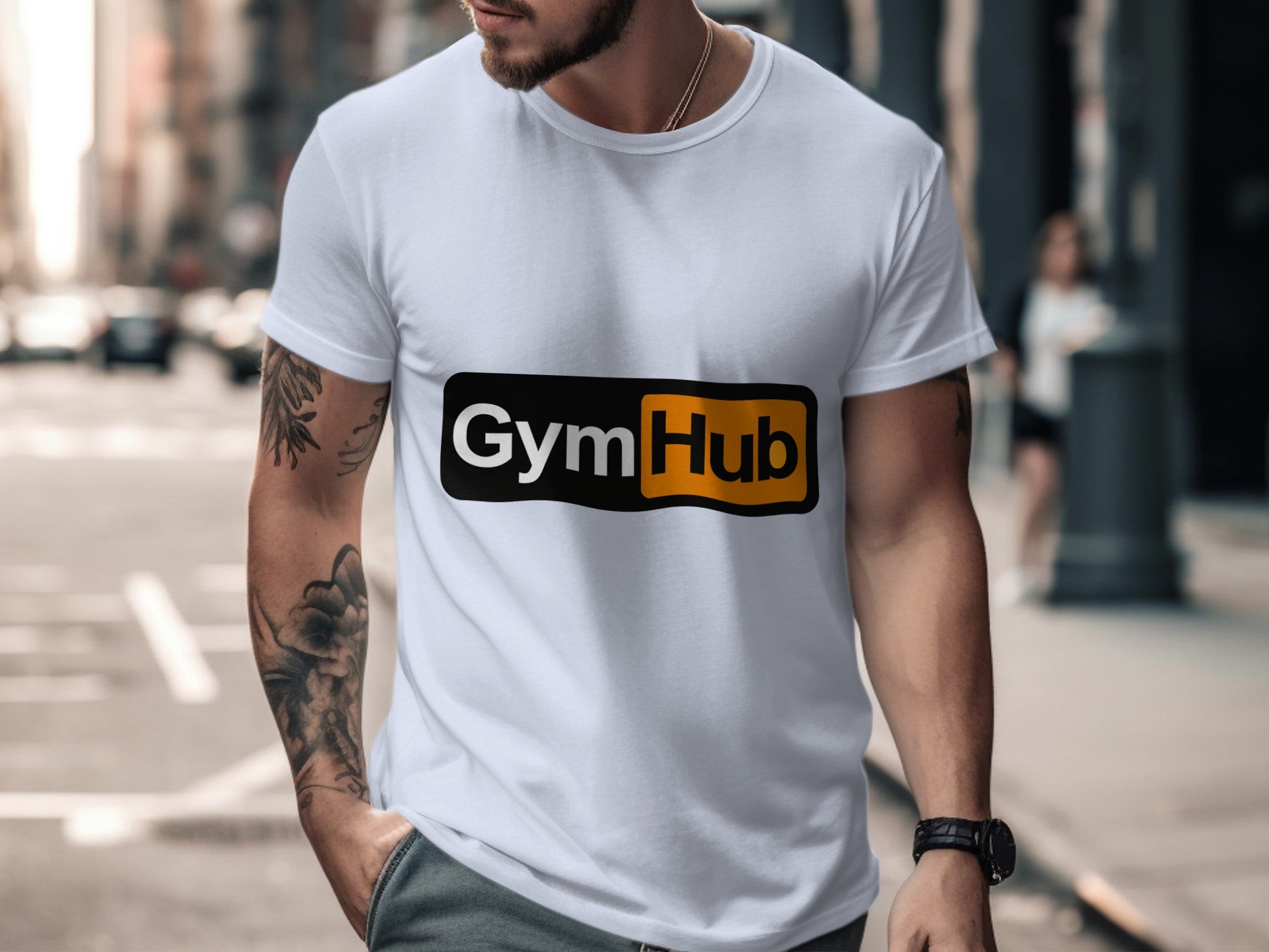 GymHub Casual Wear Street Style T-Shirt product
