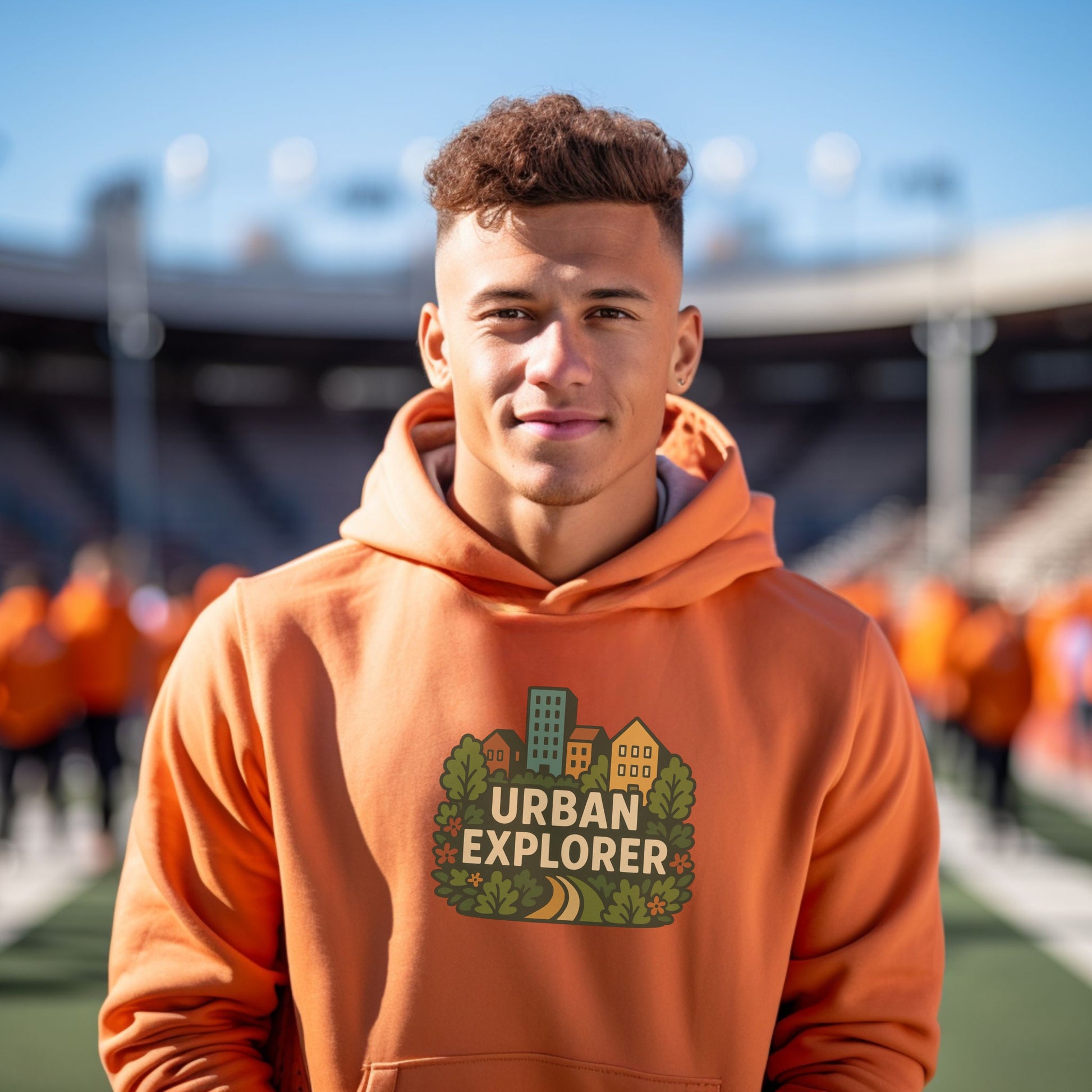 Urban Explorer Graphic Hoodie for Stylish Outfits