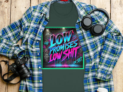 Vibrant Low Promises Low Shit Graphic Tee product