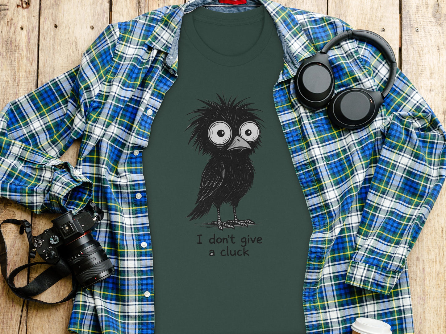 I Don't Give a Cluck Funny Saying T-shirt