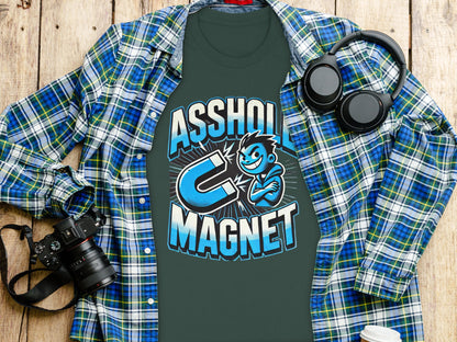 Asshole Magnet Graphic Design T-shirt product type