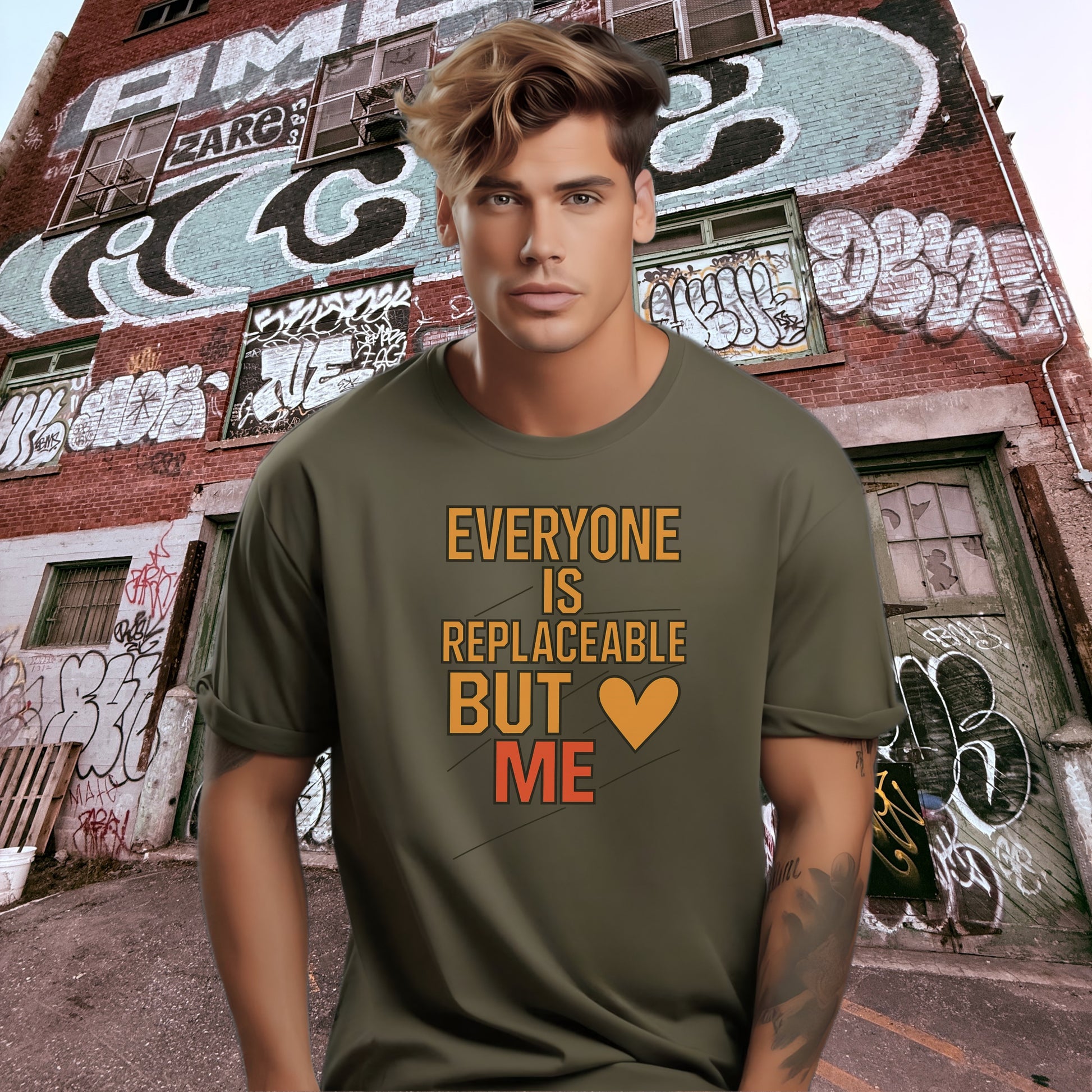 Everyone Is Replaceable But Me Graphic T-Shirt Product