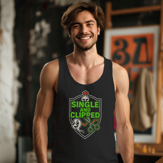 Single and Clipped Graphic Tank product type