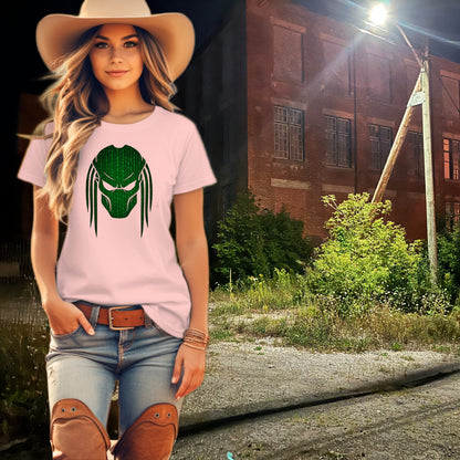 Urban Style T-Shirt with Creative Alien Design