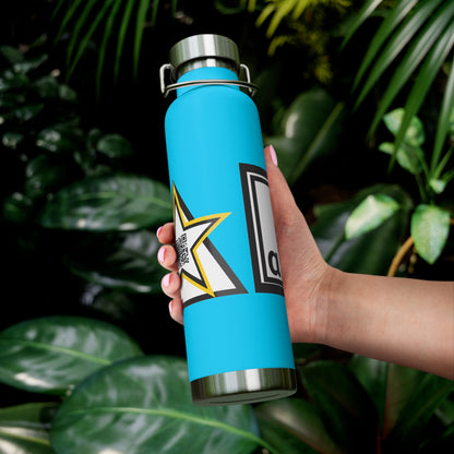 BOUTEILLE ISOTHERME DE 22 OZ – RESTEZ VIGILANT. RESTEZ HYDRATÉ.