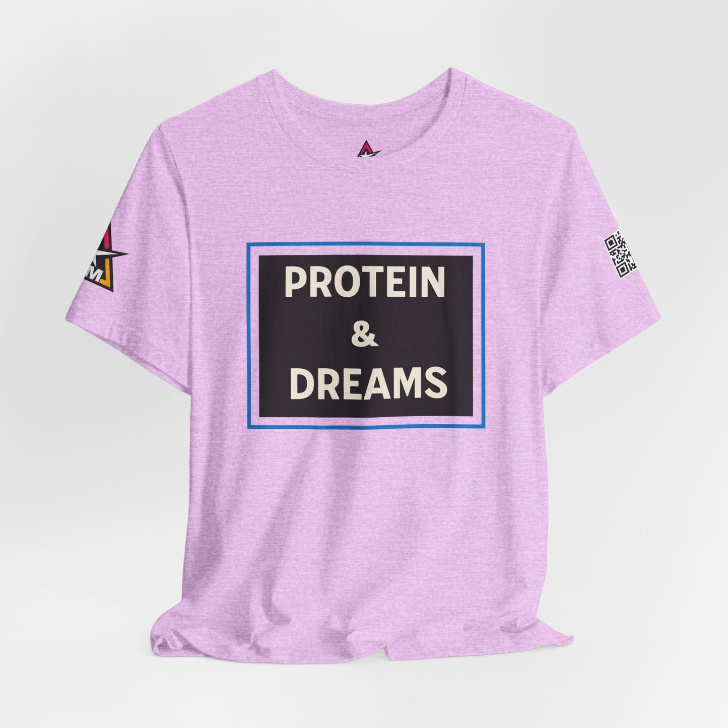 Protein & Dreams Graphic T-Shirt | Fitness Streetwear Tee | Gym Lifestyle Shirt