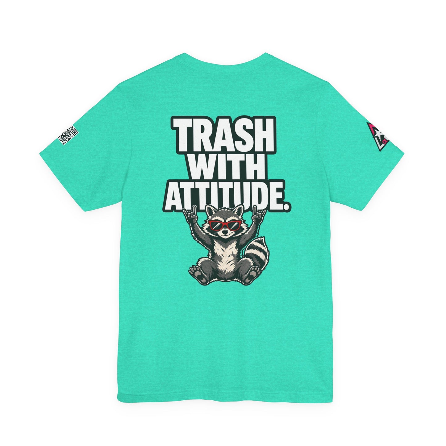 Trash With Attitude – Funny Raccoon Graphic Tee
