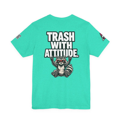 Trash With Attitude – Funny Raccoon Graphic Tee