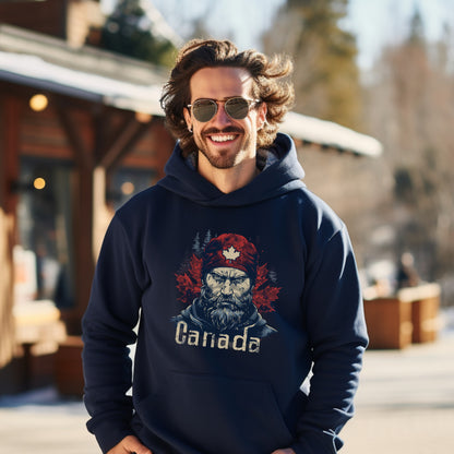 Canada Lumberjack Hoodie with Maple Leaf Design product