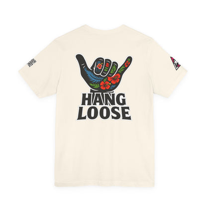 Hang Loose Graphic T-Shirt | Shaka Hand Tee | Tropical Surf Streetwear
