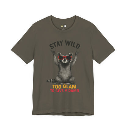 Stay Wild Glam Tee – Unisex Streetwear Graphic Tee