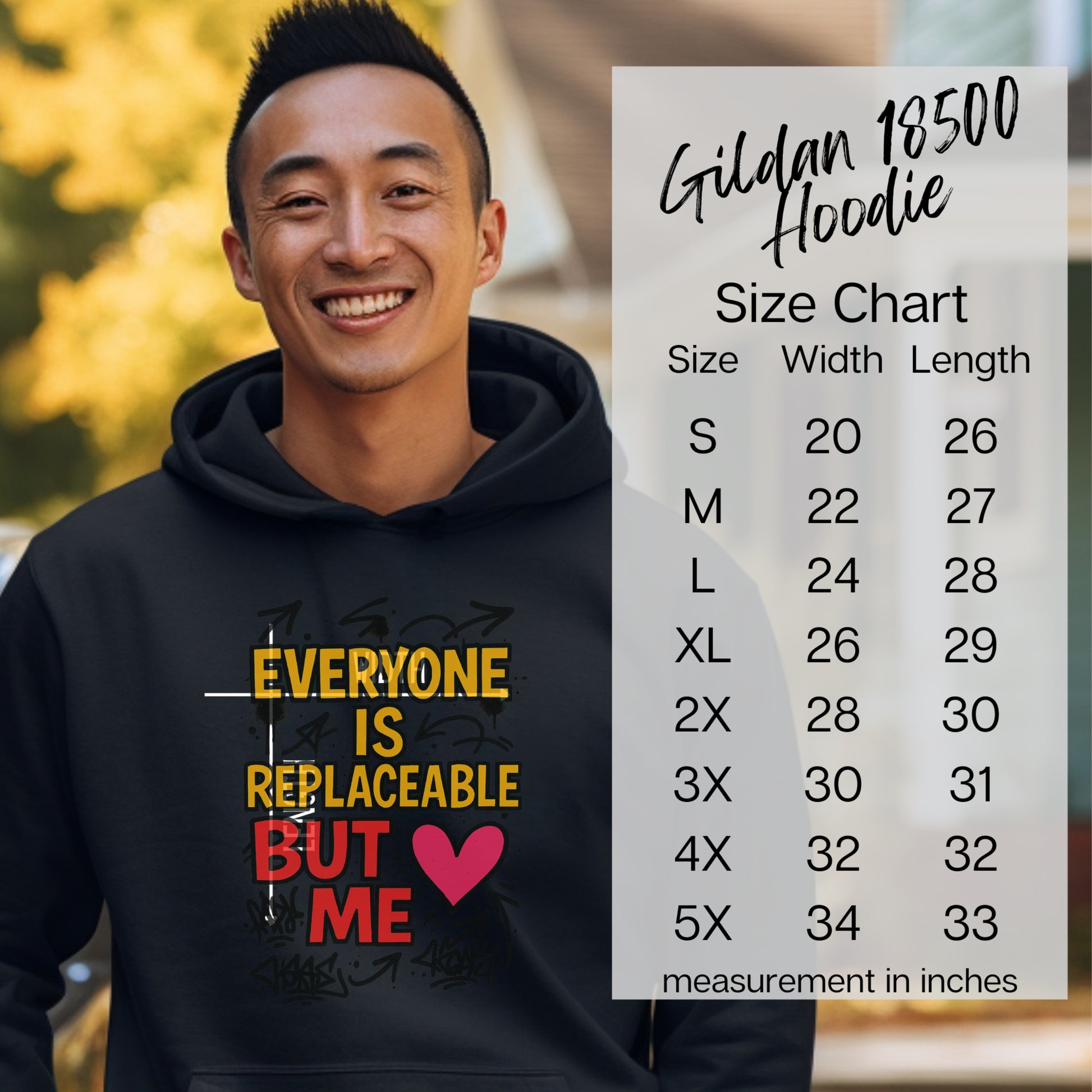 Gildan 18500 Hoodie Everyone is Replaceable product type