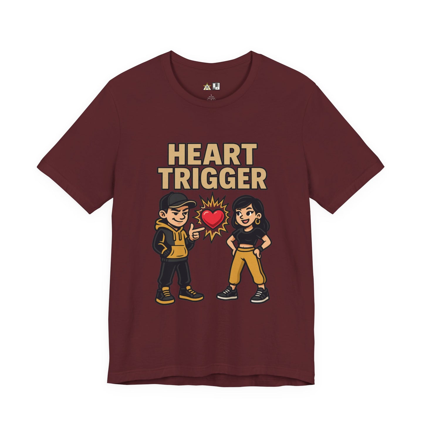 Heart Trigger – Unisex Streetwear Graphic Tee