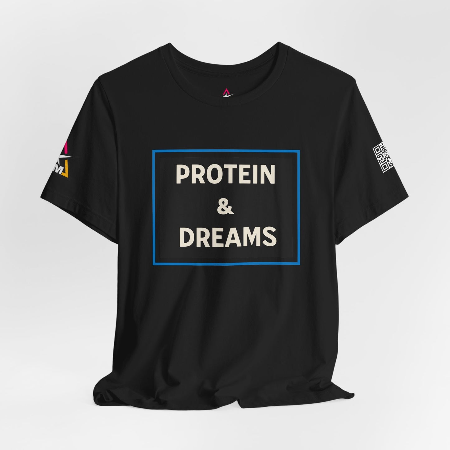 Protein & Dreams Graphic T-Shirt | Fitness Streetwear Tee | Gym Lifestyle Shirt