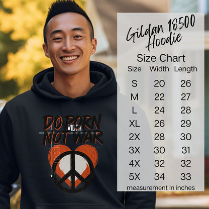Do Born Not War Peace Sign Hearts Hoodie product type