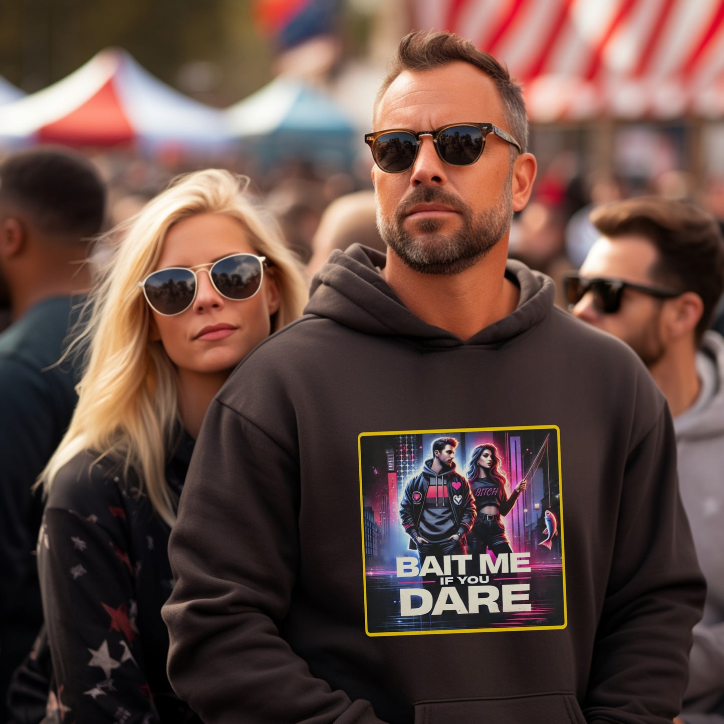 Bait Me If You Dare Graphic Hoodie product type