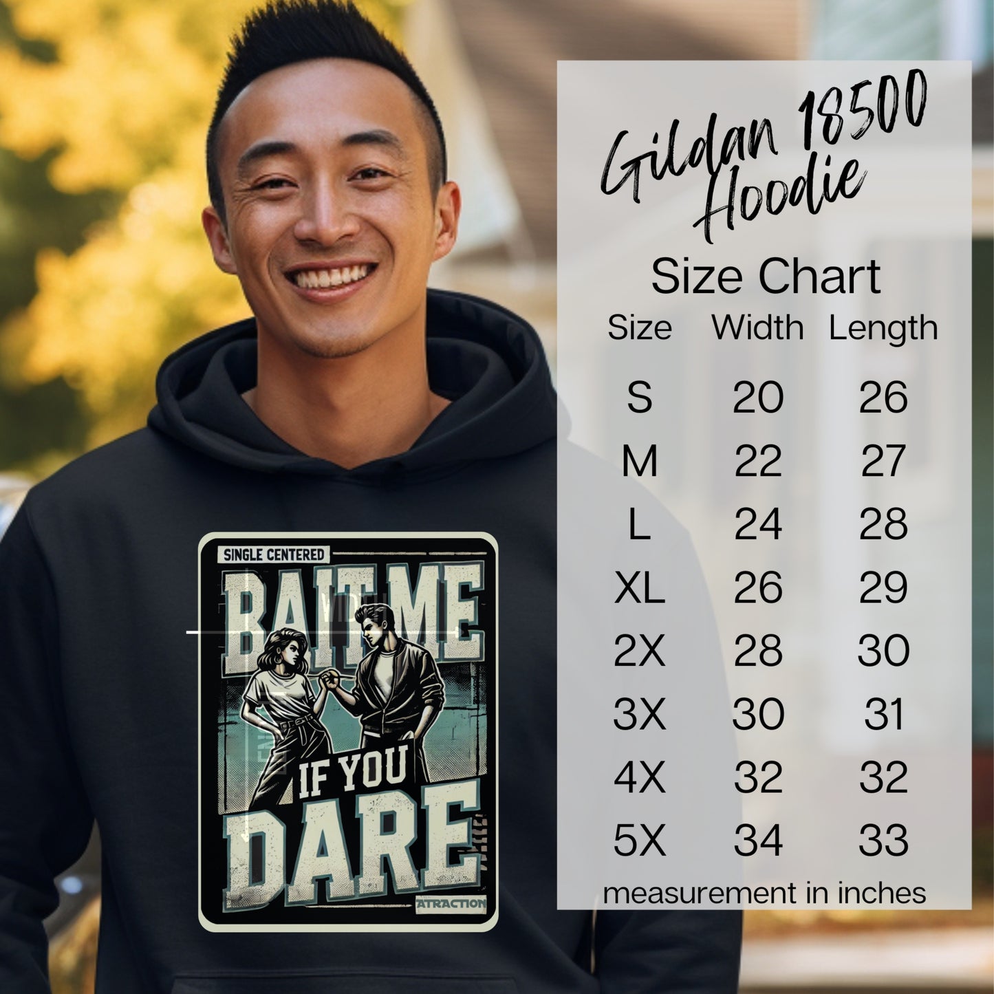 Bait Me If You Dare Single Centered Hoodie product