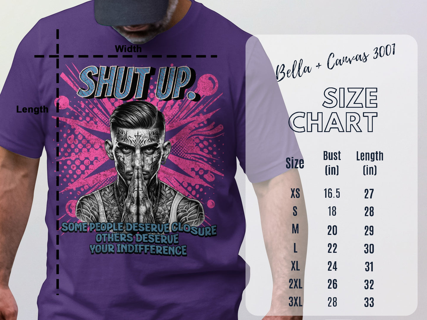 Shut Up Some People Deserve Closure Printed Shirt Product
