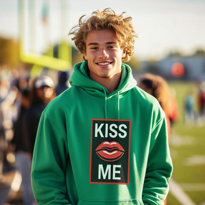Stylish Kiss Me Green Hoodie product