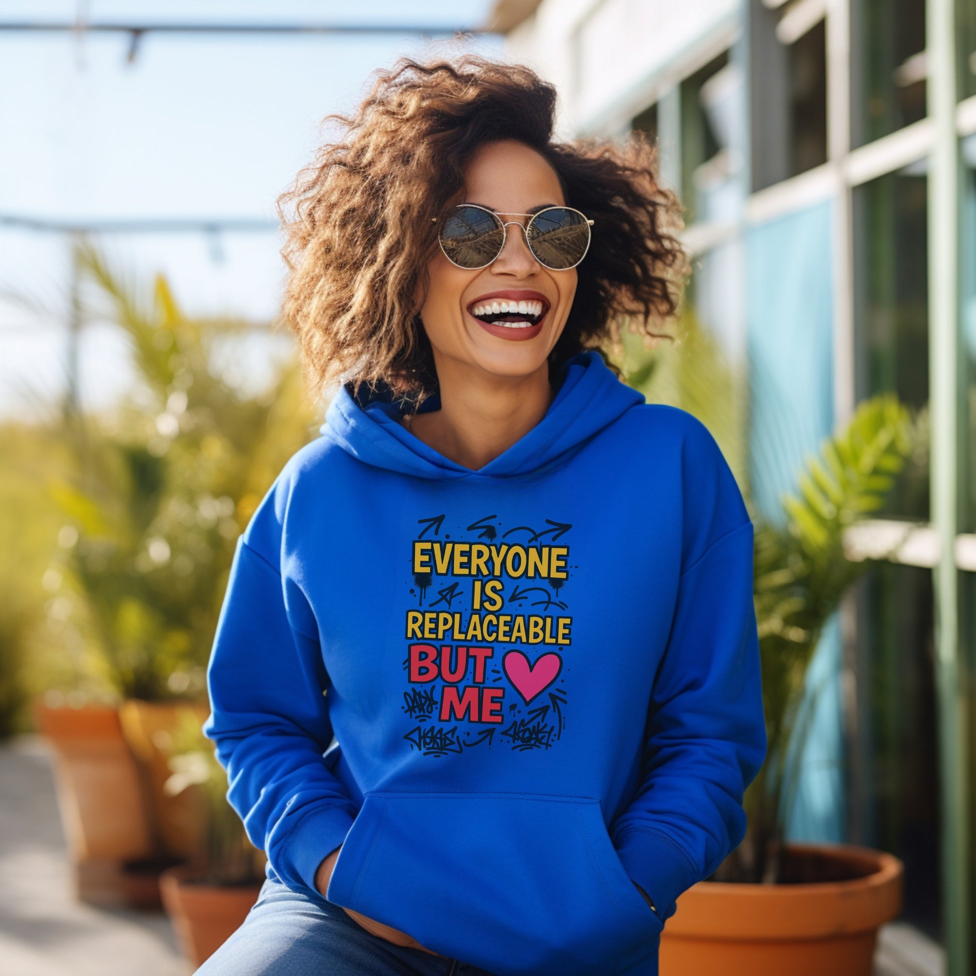 Everyone Is Replaceable but Me Hoodie product