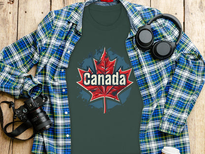 Canada Maple Leaf Design Graphic Shirt product type