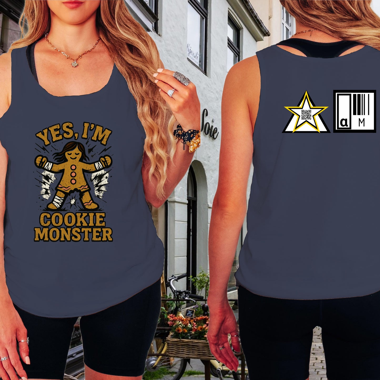 Yes I'm Cookie Monster Graphic Tank Top product