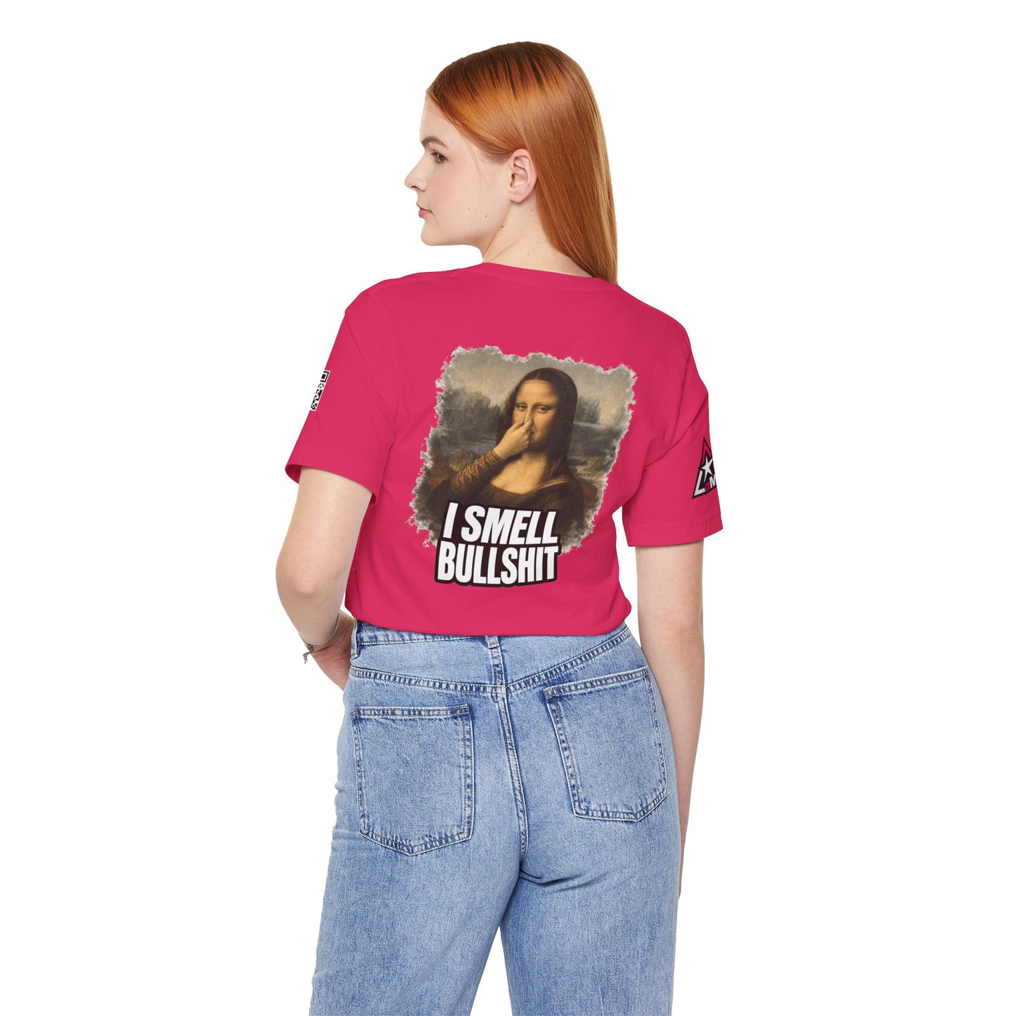 I Smell Bullshit – Funny Mona Lisa Parody Graphic Tee