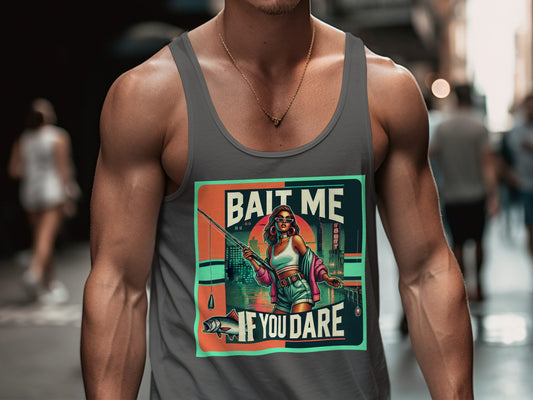 Bait Me If You Dare Graphic Novelty Tank Top product type
