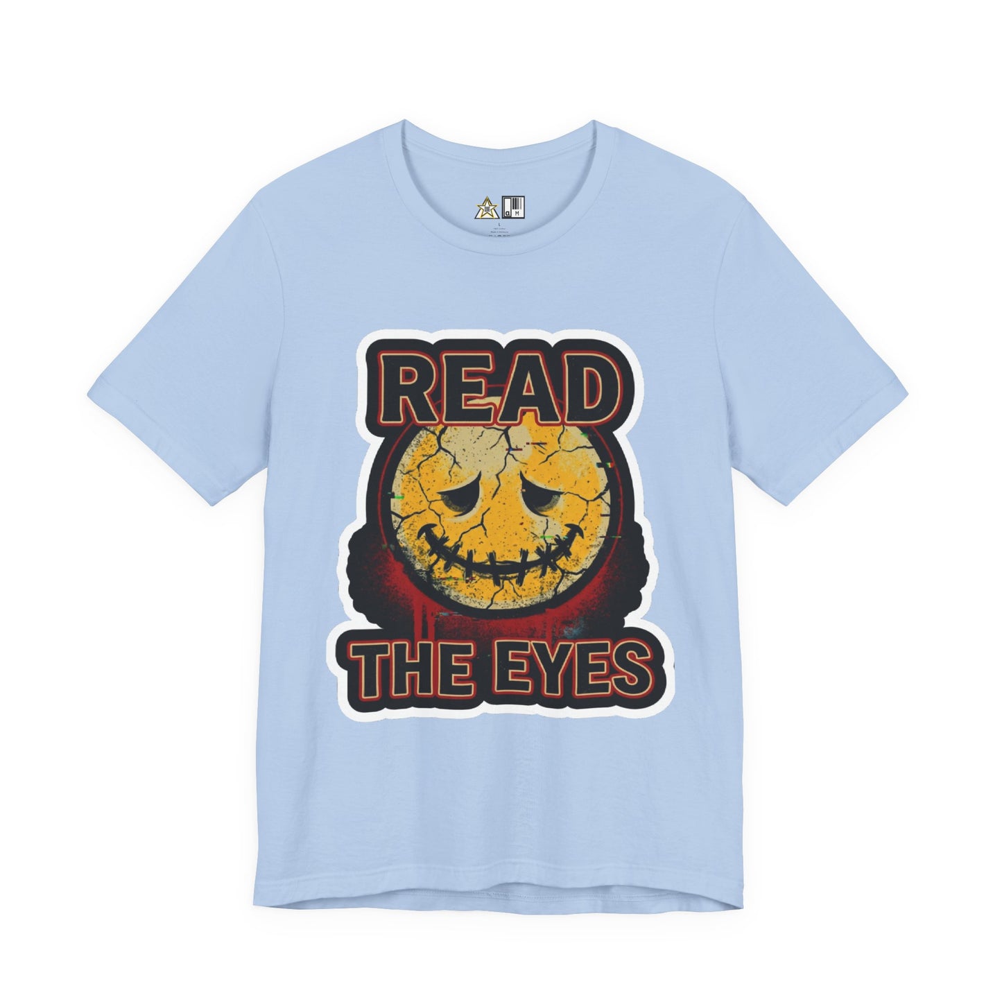 Read The Eyes unisex streetwear graphic tee