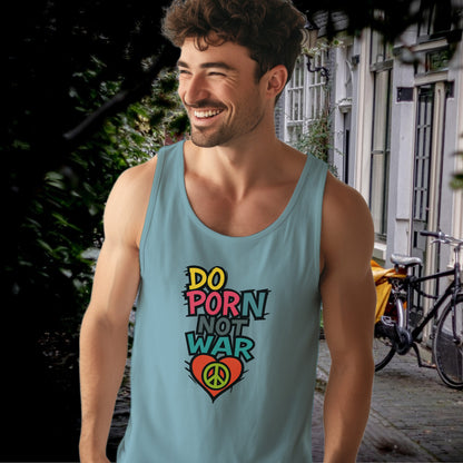 Do Porn Not War Graphic Tank Top product