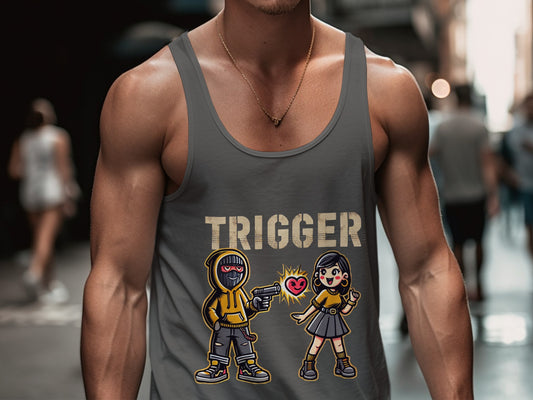 Trigger Graphic Printed Tank Top product
