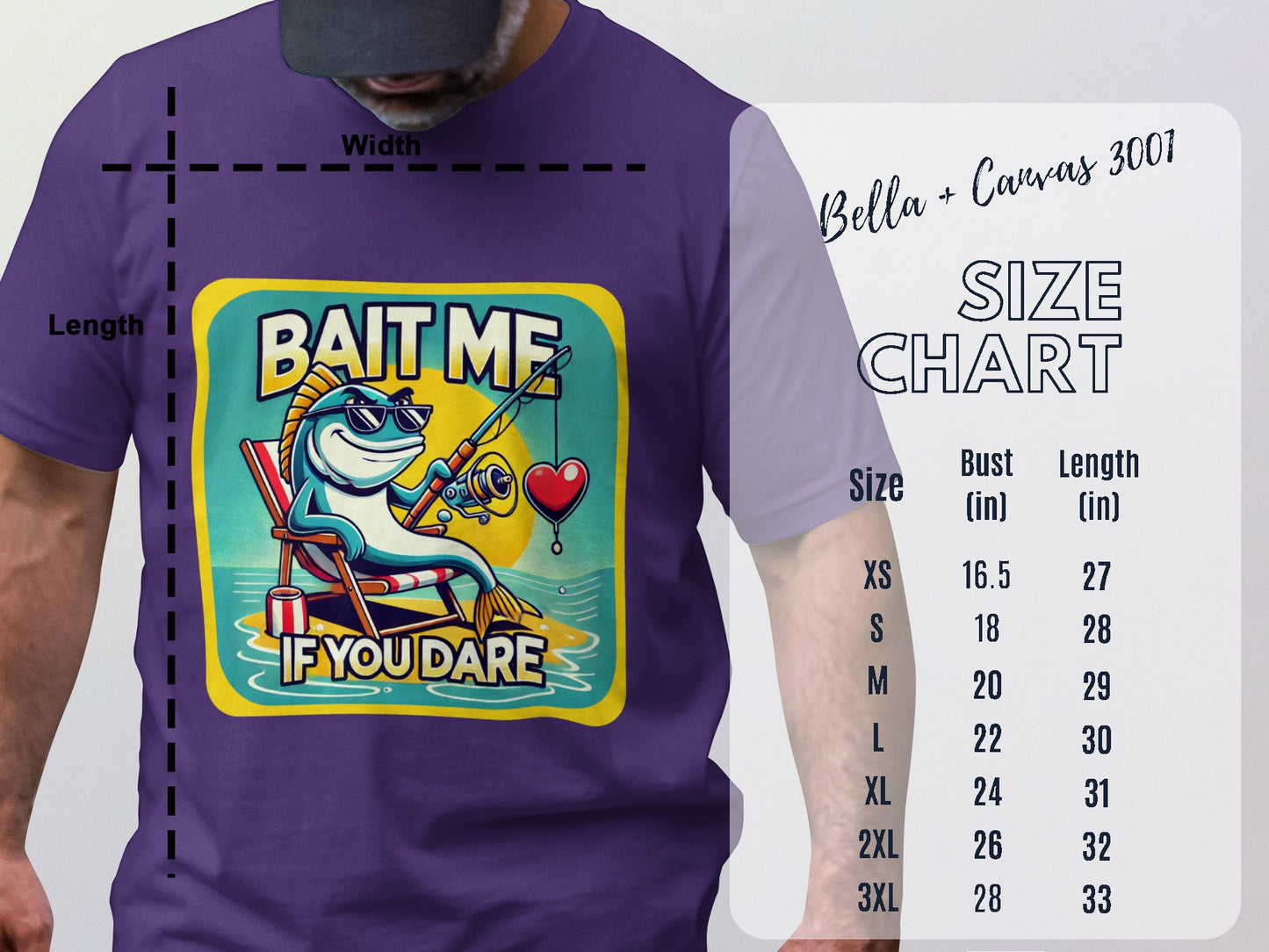 Bait Me If You Dare Funny Fishing Tee product