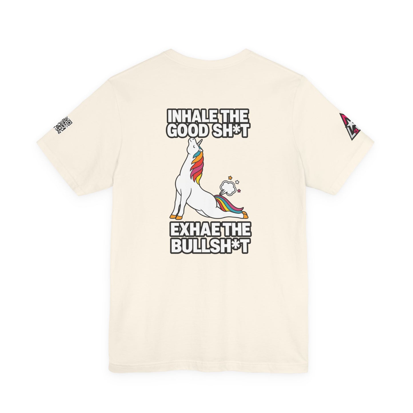 Inhale the Good Shit, Exhale the Bullshit – Funny Unicorn Graphic Tee