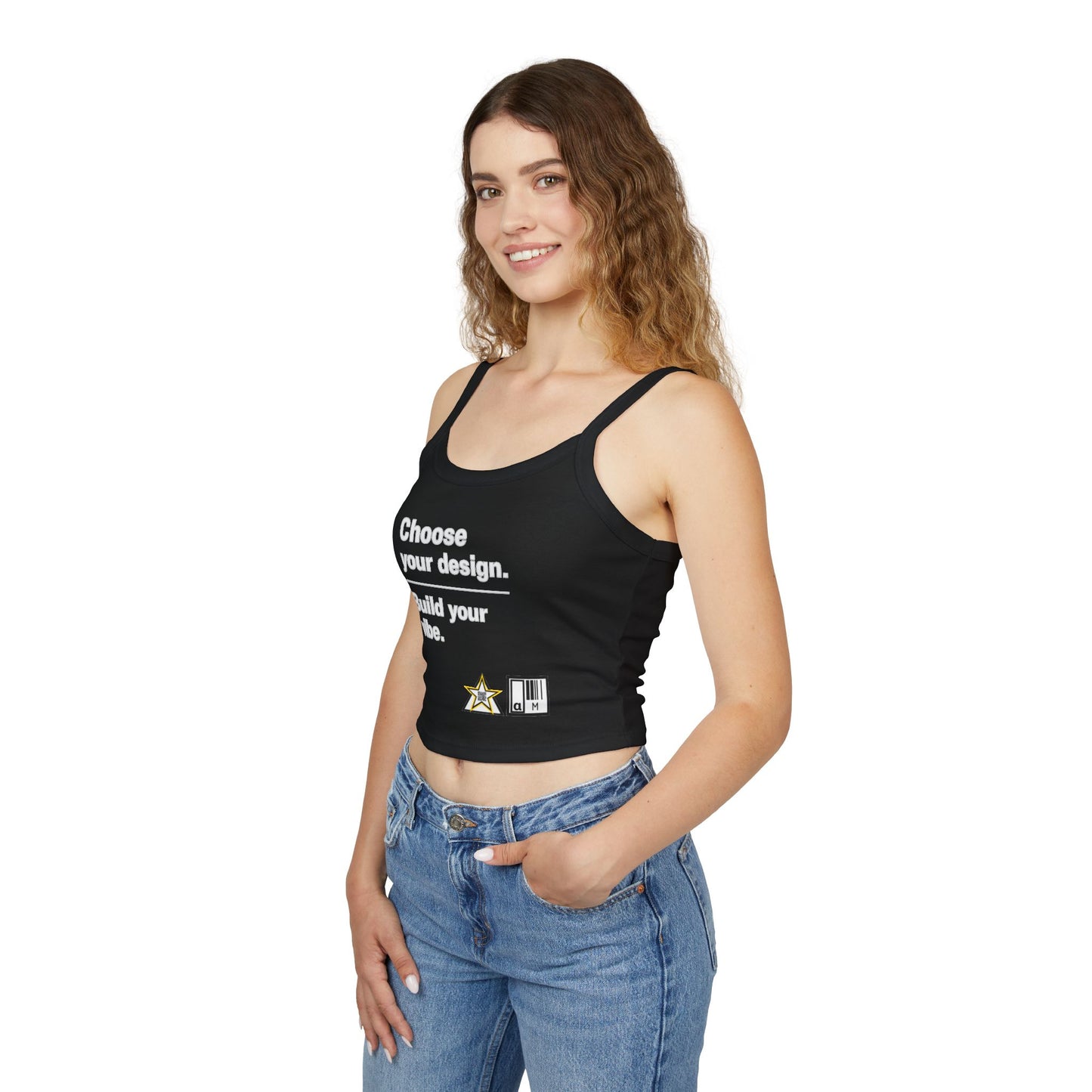 Custom Alpha Spaghetti Tank Choose Your Design Build Your Vibe.