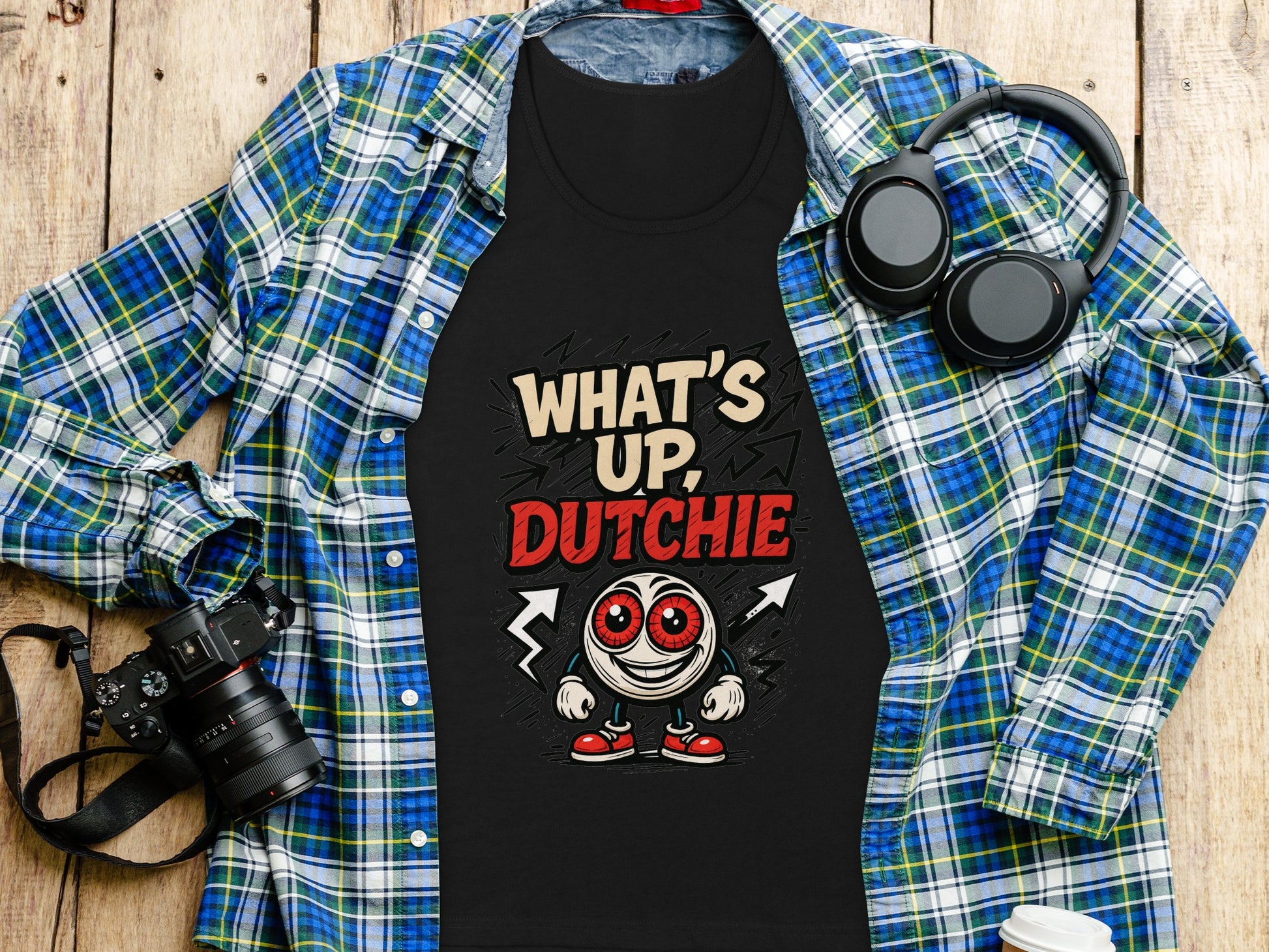 What's Up Dutchie Graphic Tee Shirt product