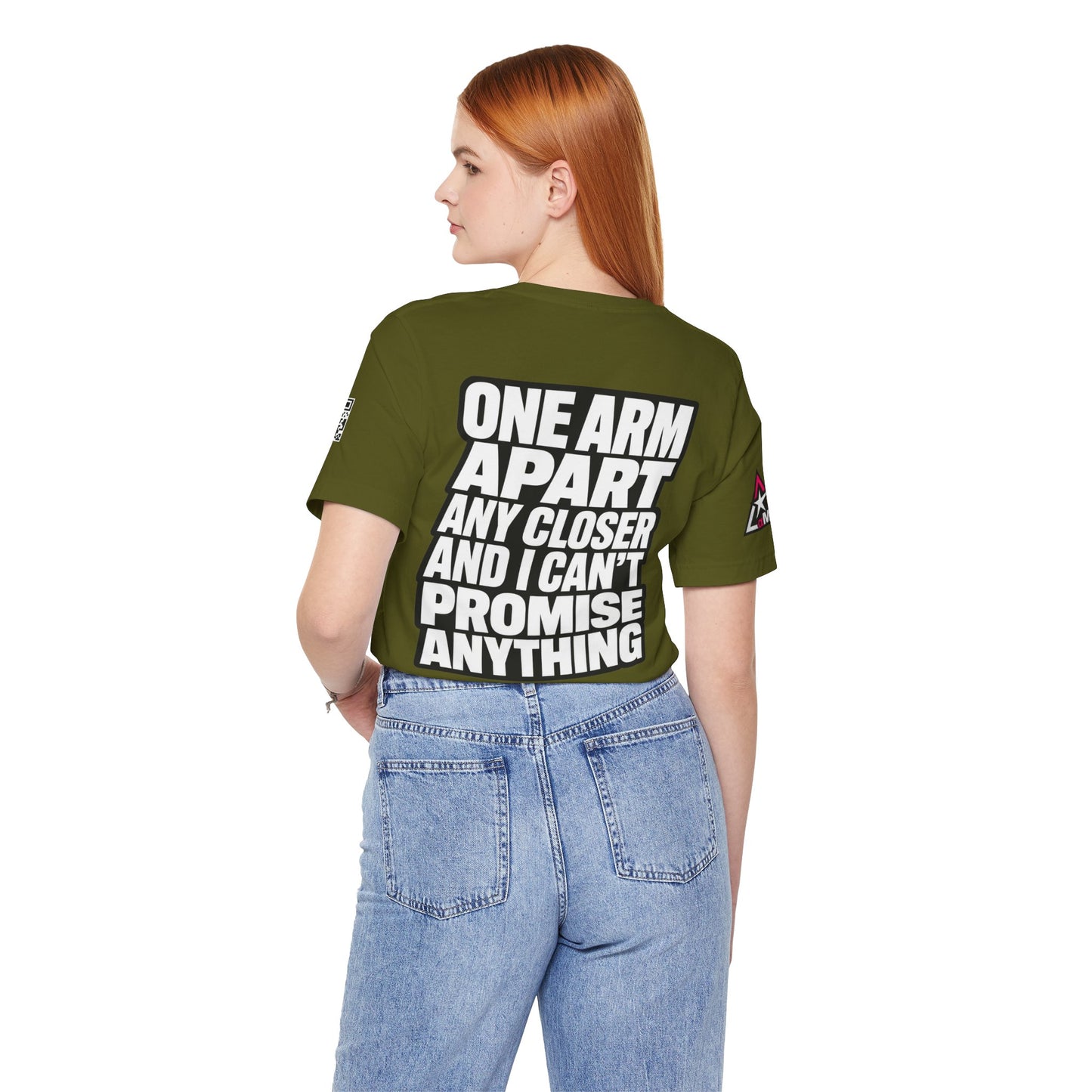 One Arm Apart – Funny Personal Space Graphic Tee