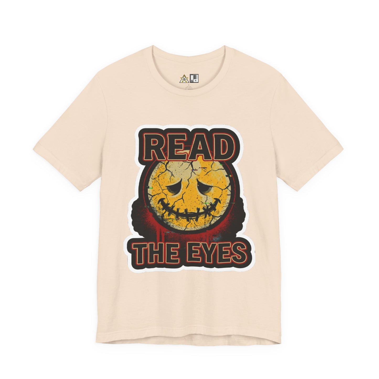 Read The Eyes unisex streetwear graphic tee