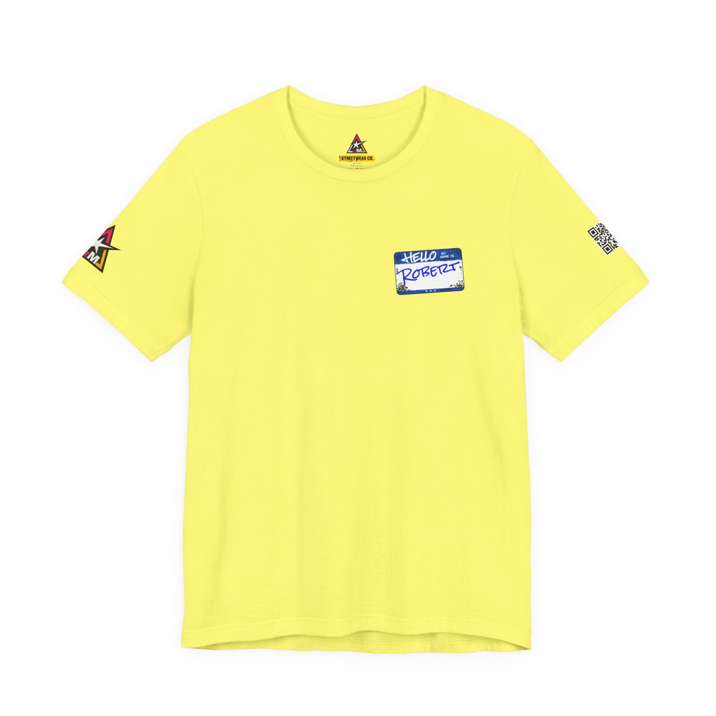 Custom Name Tag – Personalized Streetwear Graphic Tee