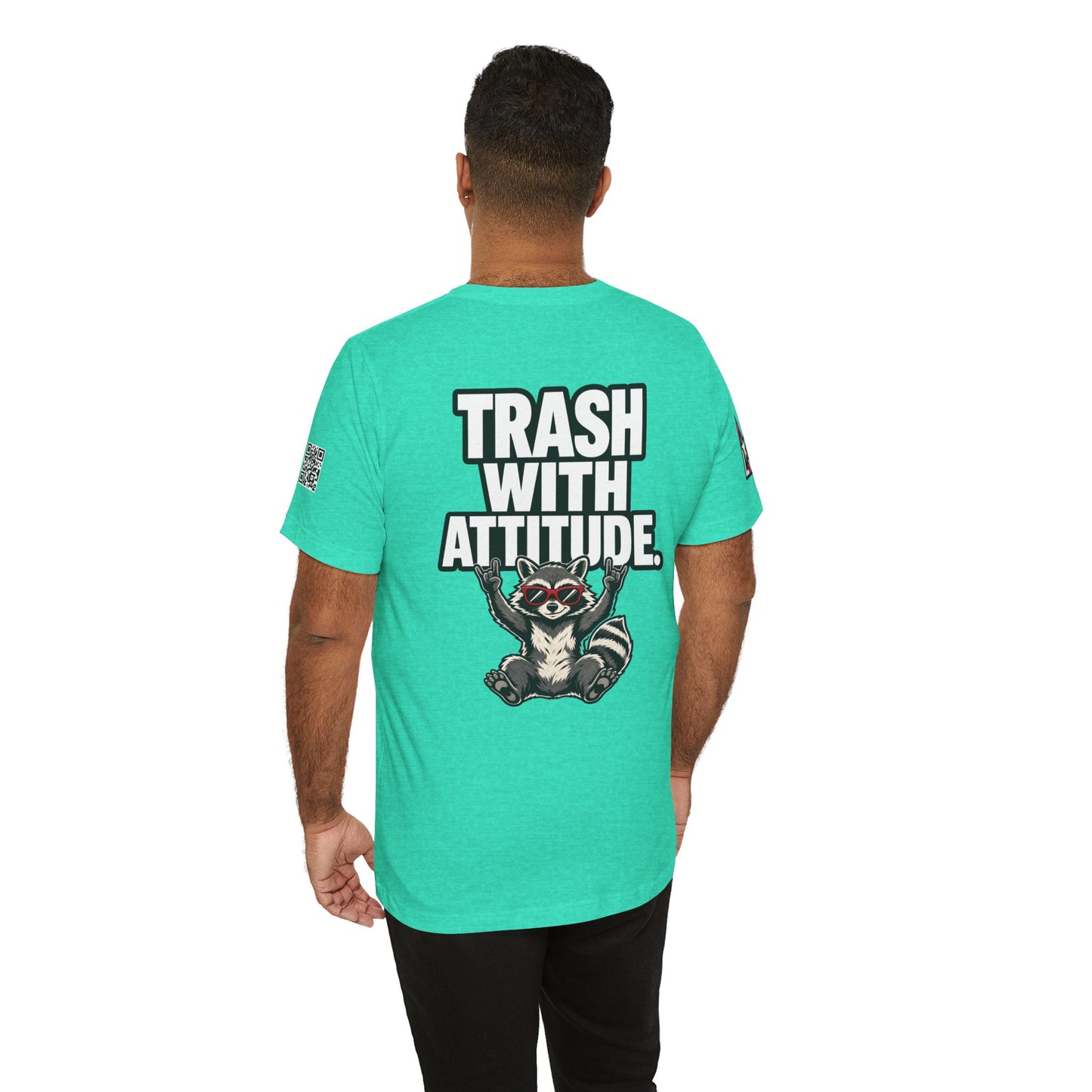 Trash With Attitude – Funny Raccoon Graphic Tee