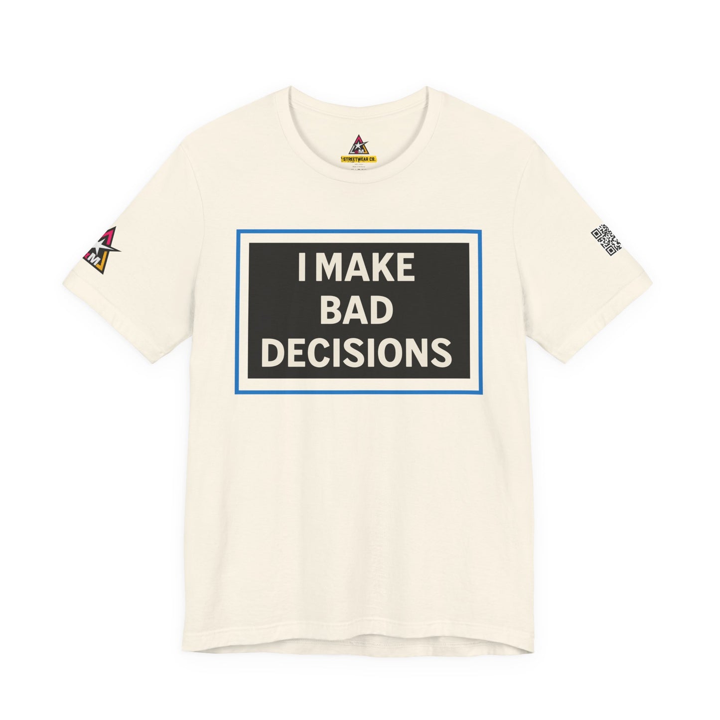 I MAKE BAD DECISIONS | Funny Las Vegas Graphic Tee | Party & Casino Streetwear