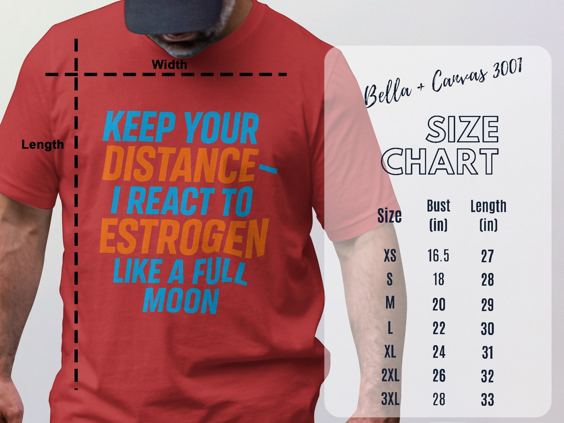 Keep Your Distance I React To Estrogen Graphic Tee