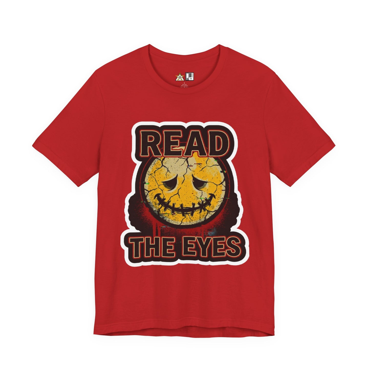 Read The Eyes unisex streetwear graphic tee