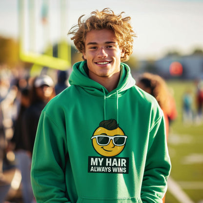 My Hair Always Wins Graphic Hoodie product