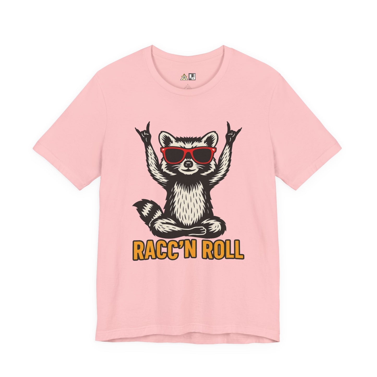 Racc’n Roll Attitude Tee – Unisex Streetwear Graphic Tee