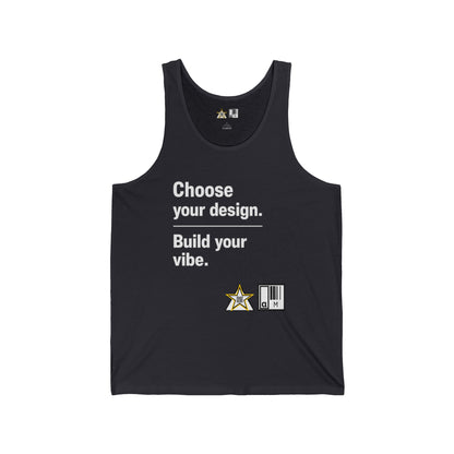 Custom Clean Light Tank Choose Your Design.       Build Your Vibe.
