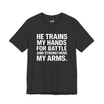 Battle-Ready Strength – Unisex Streetwear Graphic Tee