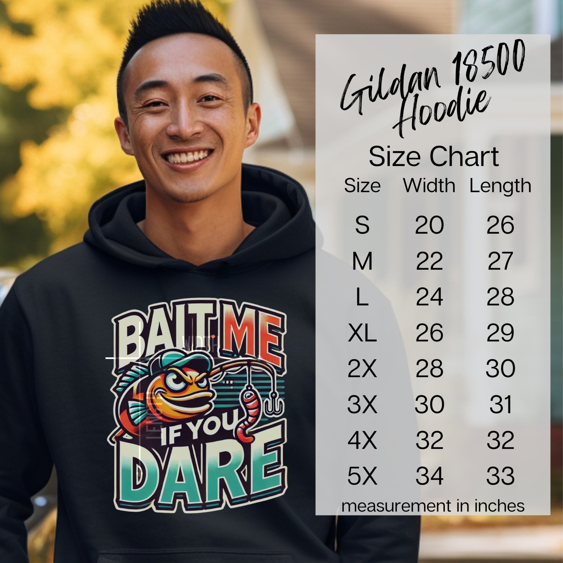 Bait Me If You Dare Graphic Hoodie Product
