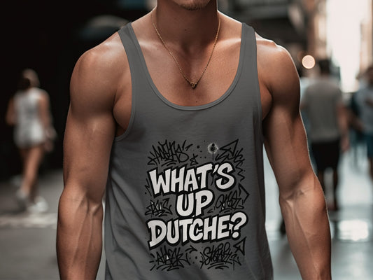 What's Up Dutche Urban Graffiti Tank Top product