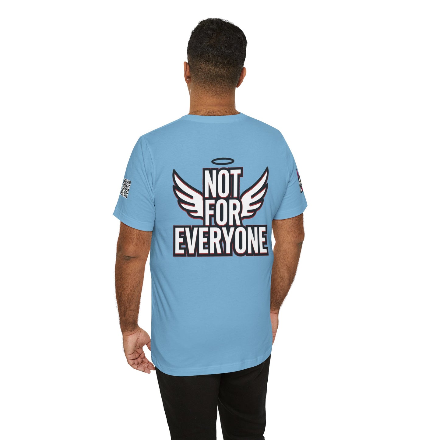 NOT FOR EVERYONE Graphic T-Shirt | Angel Wings Statement Tee | Bold Streetwear Shirt | Unisex Graphic Tee