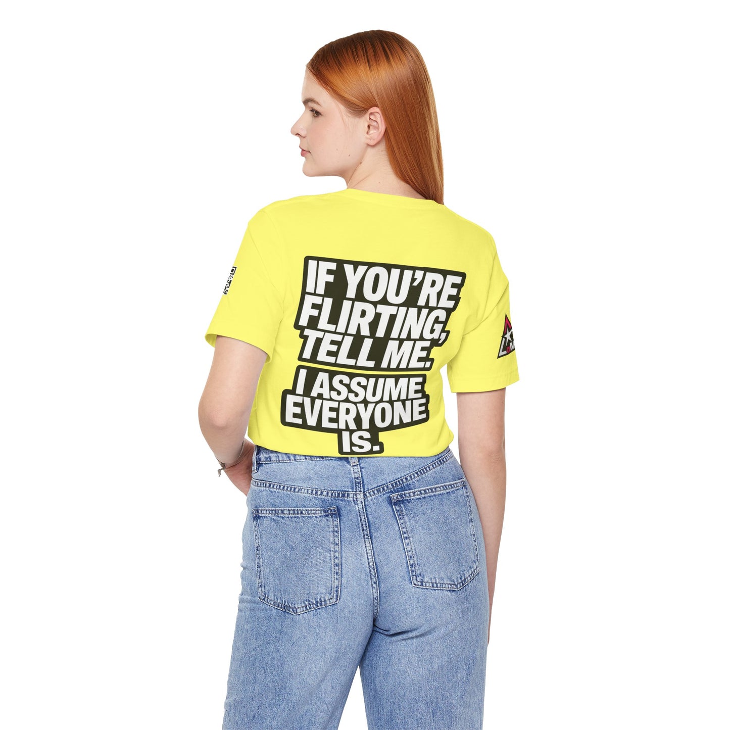 If You’re Flirting Tell Me – Cocky Funny Graphic Tee